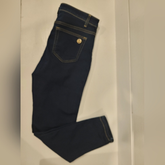 Michael Kors Women 8 Izzy Skinny Jeans Slim Mid Rise Dark Wash Blue New NWT - Picture 4 of 10